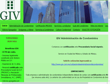 Tablet Screenshot of giv.com.mx