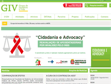 Tablet Screenshot of giv.org.br
